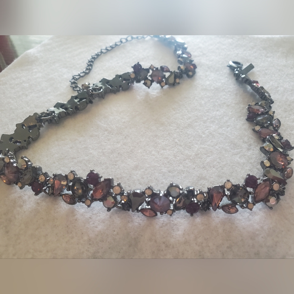 Multi Stone Statement Necklace